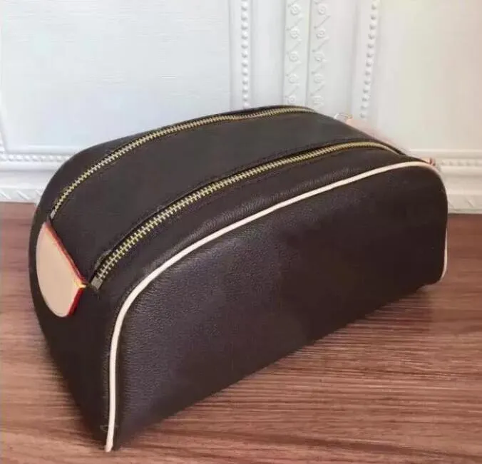 Designer-Tasche, Doppelreißverschluss, für Herren, Reisen, Kulturbeutel, Pochette, Damen, Waschkapazität, Kosmetiktaschen, Kulturbeutel, Make-up-Tasche, Schultertasche, Bauchtasche, Gürteltasche, Etuis