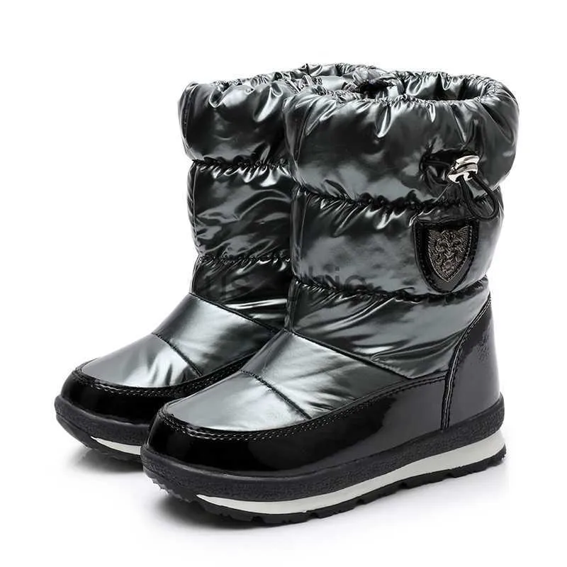 Bottes 2023 bottes de neige d'hiver femmes plate-forme antidérapante imperméable en peluche épaisse fourrure chaude bottes de Ski Parent-enfant bottes en coton antidérapantes J230919