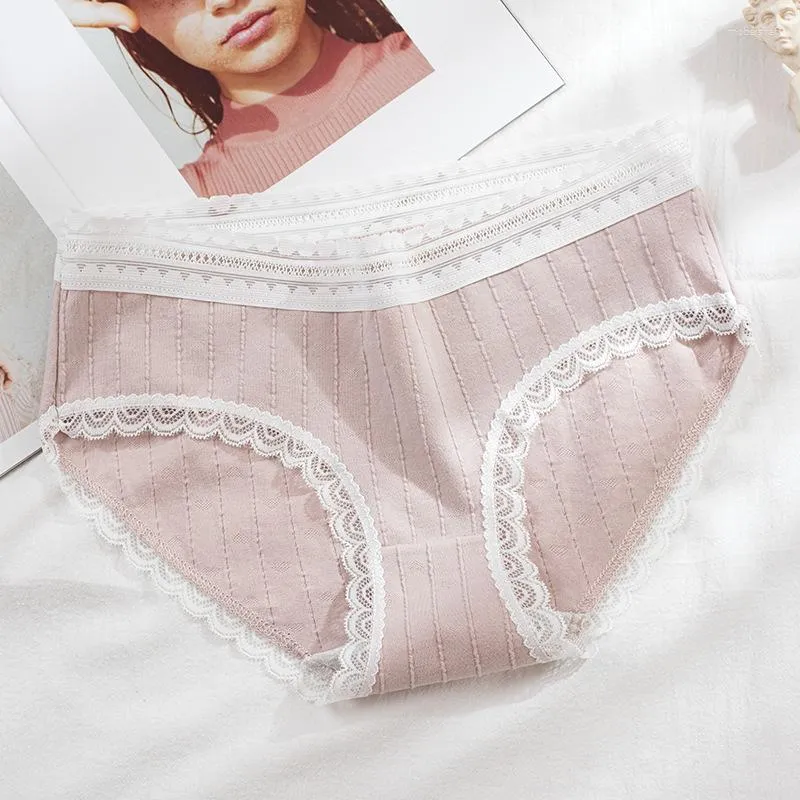 Comfortable Cotton Lace Border Pink Lace Panties For Girls Ages 8 Of 5 From  Mobeisiran, $10.02