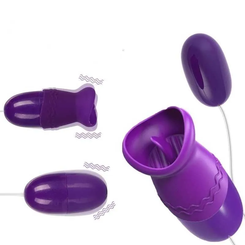 Jouet masseur langue multi-vitesse vibrateur de léchage Oral Usb oeuf vibrant point G Massage vaginal stimulateur de Clitoris pour femmes Sex Shop