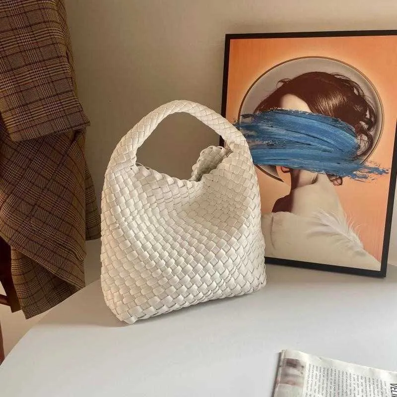 Bottegass-Bolso de mano de diseño pequeño para mujer, bolsa tejida hecha a mano, a la moda, para madre e hijo, gran capacidad, Venetass, 2023