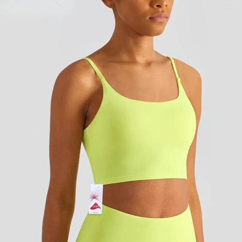 High End Yoga Crop Top With Built In Bra For Women Naked Feel Gym Longline  Sports Bra Tank, Exercise, Dance, And Fitness Outfit From Dahuacong, $10.48