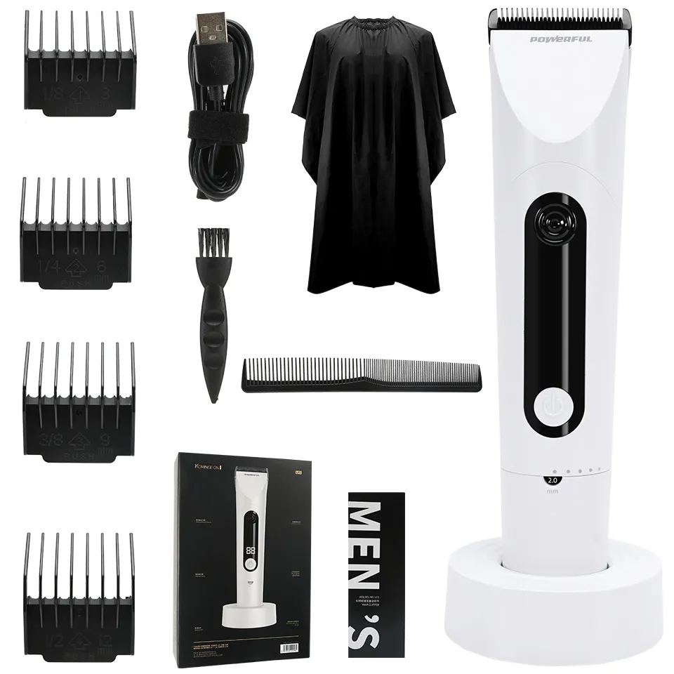 Clippers Trimmers Hair Clipper Professional Cutting Machine Beard Trimmer For Men Electric Shaving Chargeable Alloy Blade 230918