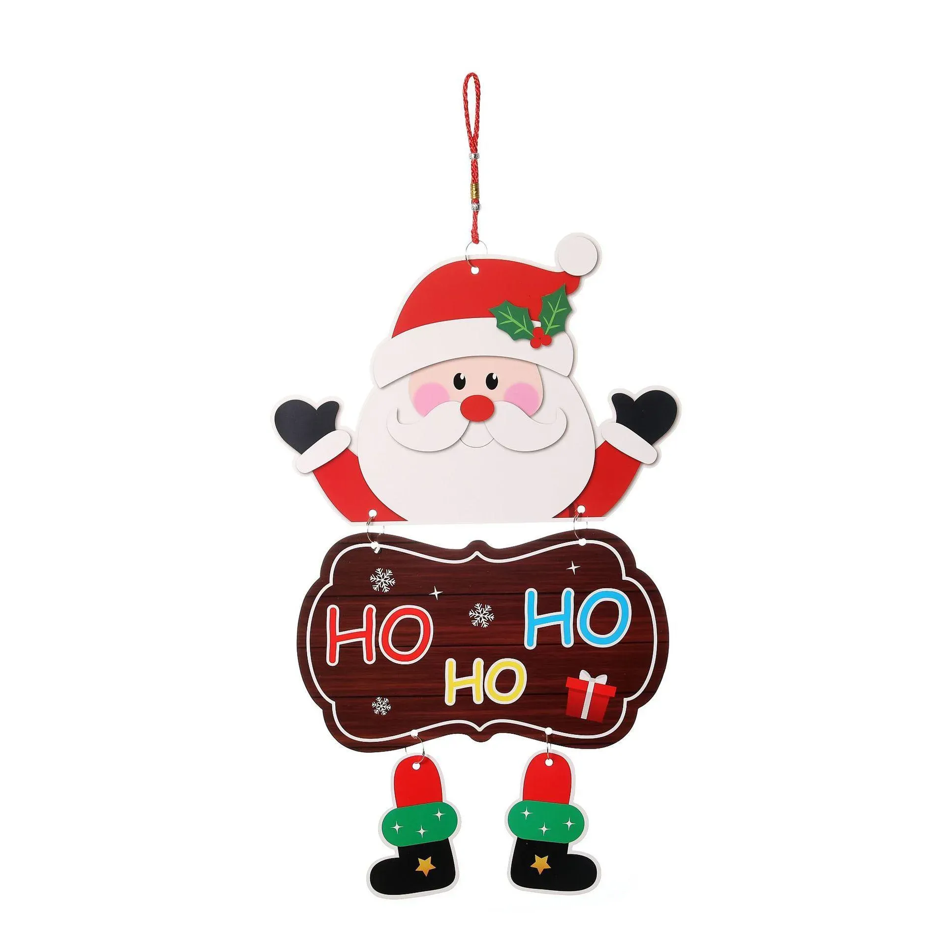 Christmas Ornaments Paper Board Door Window Hanging Pendant Welcome Merry-Christmas Boards Xmas Decortaions Santa Claus Snowman Free DHL SHip HH21-571