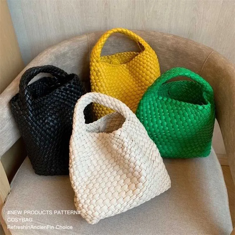 Bottegass Handbag Brand Soft and Easy to Carry Tote Bun Mother Bag Woven Woman Venetass Shoulder Crossbody Bags