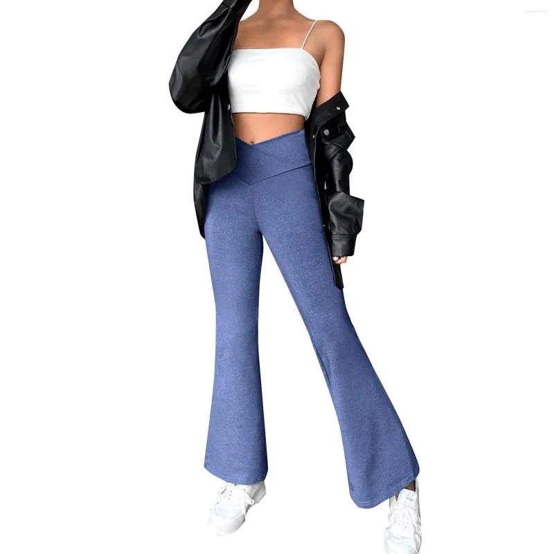 Active Pants Womens Yoga High Waisted Flare Leggings V Bell Bottoms Bootcut  Sweatpants Stretch For Women With Pockets From 14,5 €
