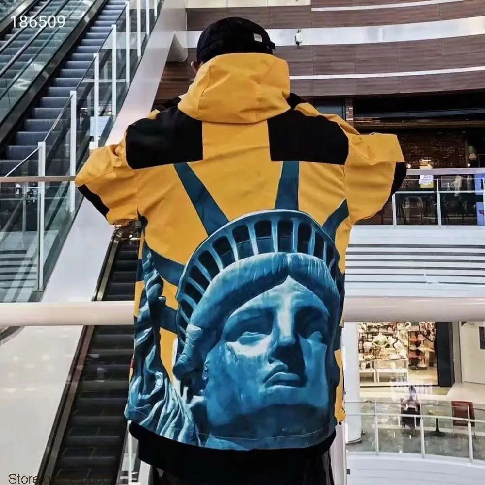 Statue Of Liberty Print Jacket – Water Resistant From