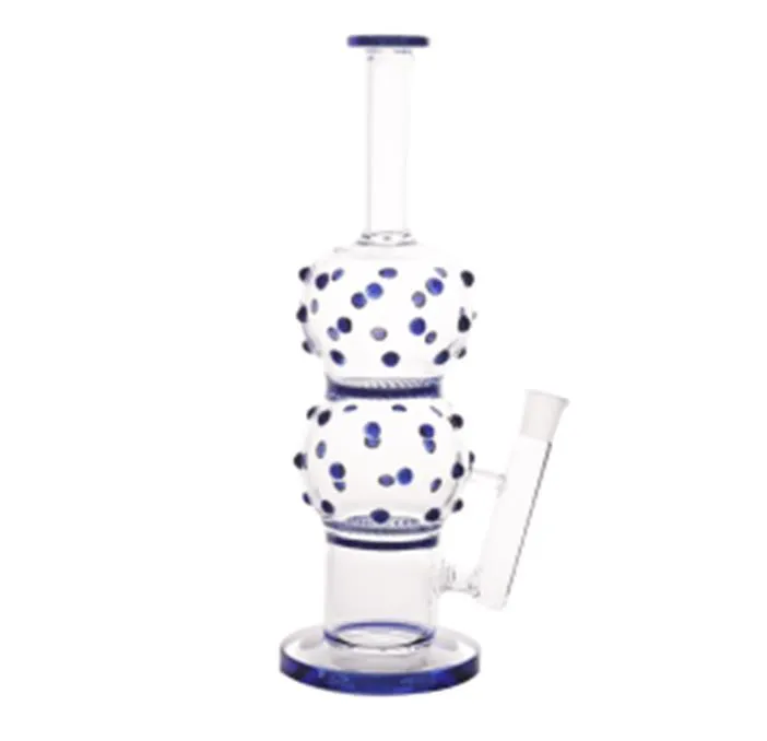 Glass Bong hookah glass water pipes beaker recycler 11 inch bongs dab rig oil burner ash catcher bubbler