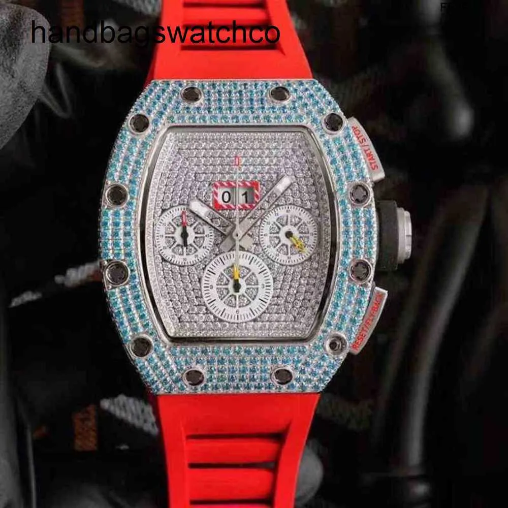 Richarmilles Watch Womens Watches Watches Wristwatch Designer Luxury Mens Mechanical Richa Leisure 011 Automatic Blue Diamond Case Tape Ers Wrist Clock Swi frj