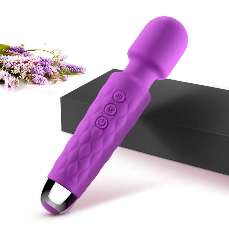 Rechargeable Silicone Wand Vibrator for Women 10.6in Mini Magic Vibration  Massager 265g USB Charging from Dhgate Vibrators