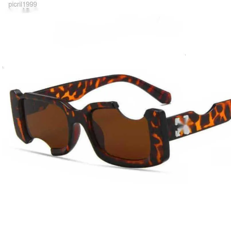 Cadres de luxe Lunettes de soleil de mode Blanc Marque Gap Lunettes de soleil Hommes Femmes Flèche X Cadre Lunettes Flocon de neige Sports Voyage Lunettes de soleil Hip Hop Hole Sunglasse Chance