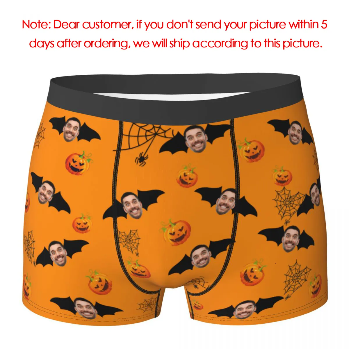 Personalized Mens Gift Boxer Valentines Boxer Briefs Customizable