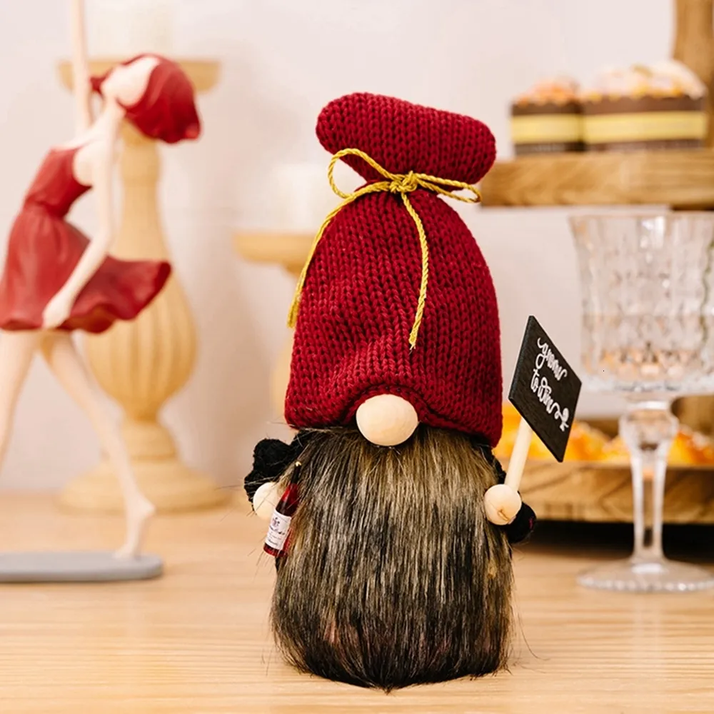 Oggetti decorativi Figurine fatte a mano svedese Tomte Alpaca Gnomo Decorazioni Peluche da collezione Primavera Estate Agriturismo Casa Regalo Decor 230919