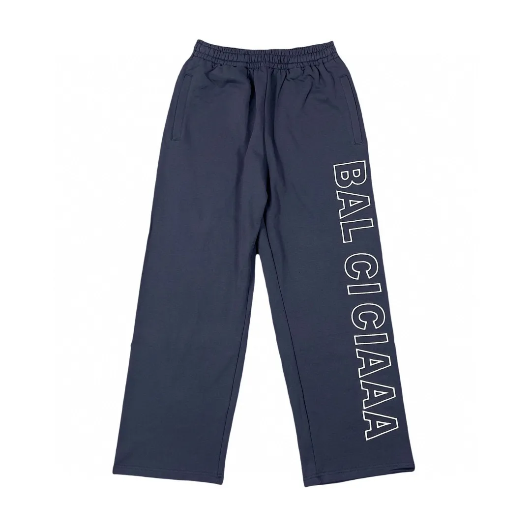 Pantaloni taglie forti da uomo Girocollo ricamato e stampato in stile polare estivo con puro cotone da strada 52e42594