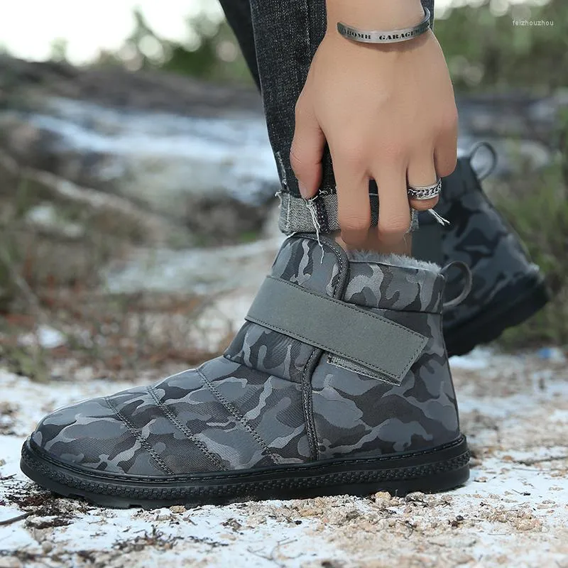 Boots Brand Original Snow Men s And Women s Warm Cotton Winter High quality Thick soled Shoe Waterproof Non slip Shoes