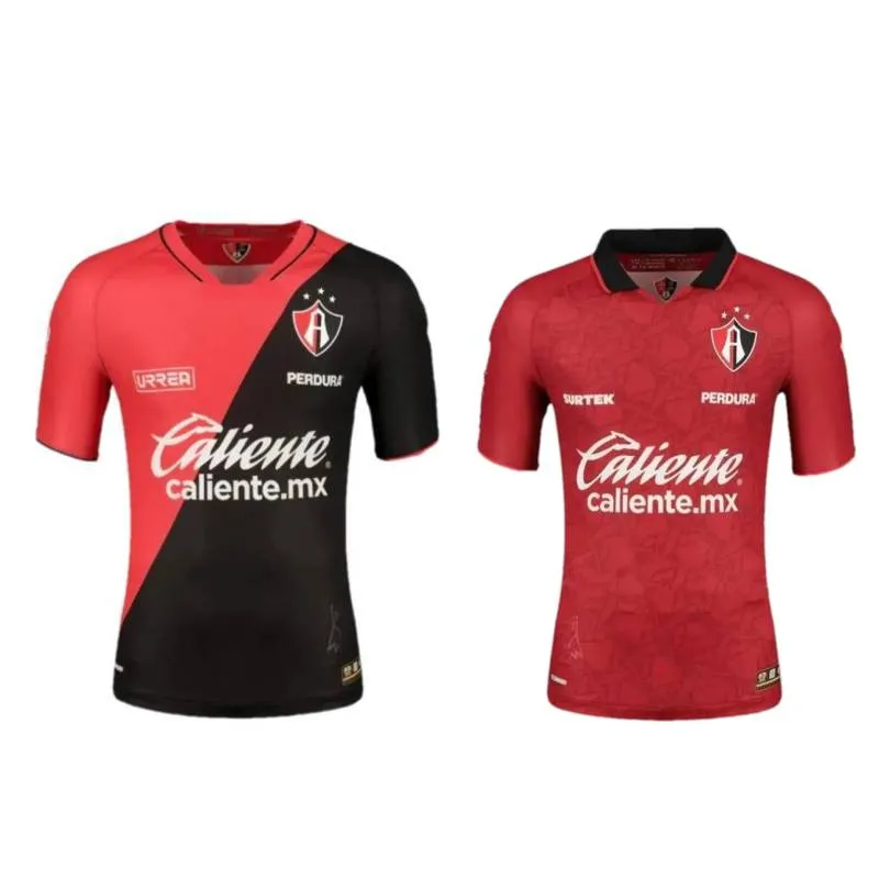 2023/24 Mexique Club Atlas FC Maillot de football 2024 M.NERVO REYES CAICEDO GARCIA AGUIRRE Maillot de football pour homme LOZANO ROCHA ZAPATA Uniforme à domicile