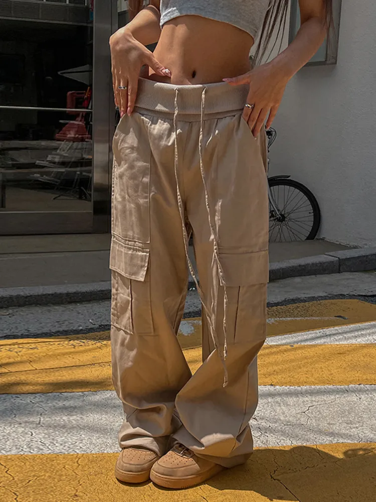値下げ★2024ss 005 vintage seethrough pants Women Mid Waist See-Through Mesh Pants Tight Transparent