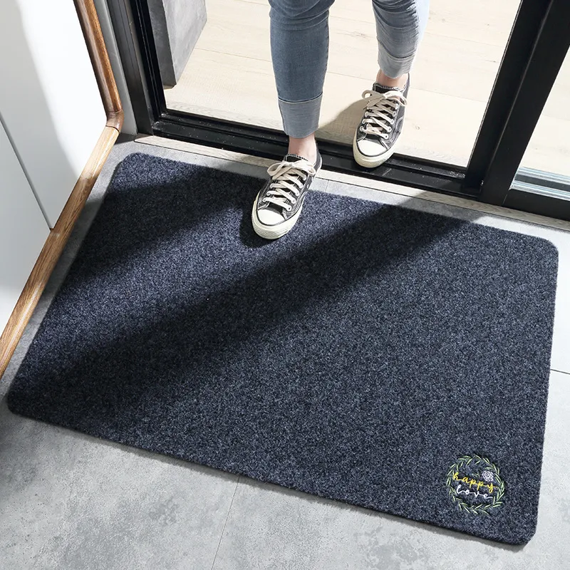 Grand paillasson antidérapant en PVC, tapis personnalisé à découper  librement, paillasson d'entrée de couloir de