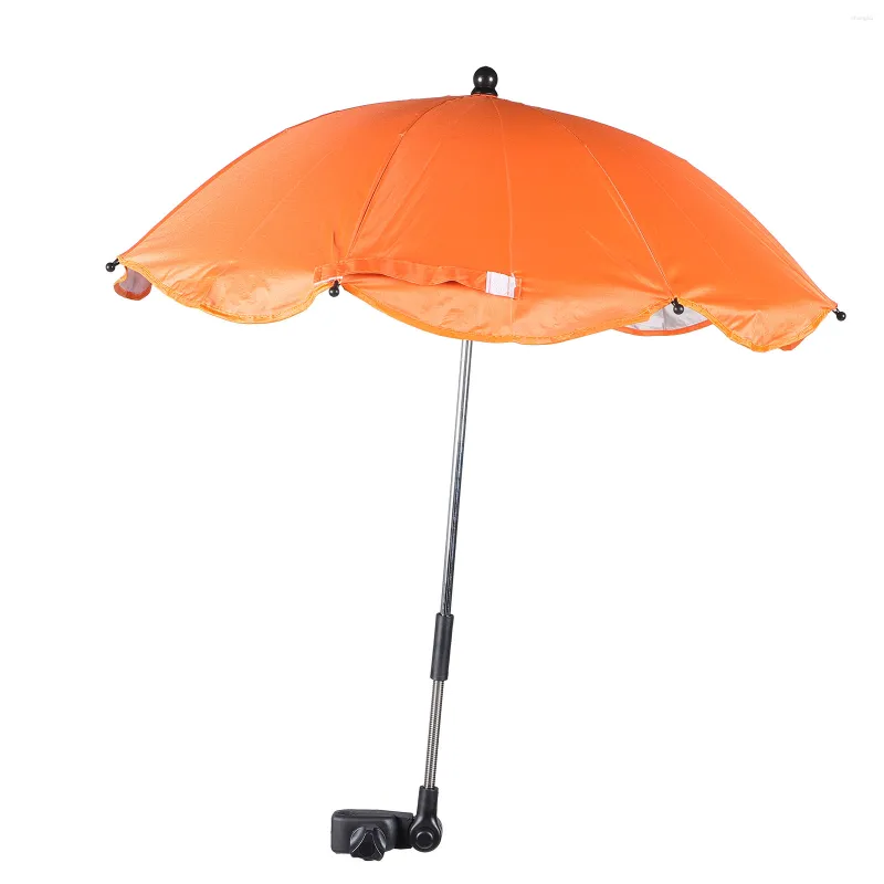 Stroller Parts Umbrella Chairs Toddlers Baby Clip-on Detachable Clamp Adjustable Parasol Plastic