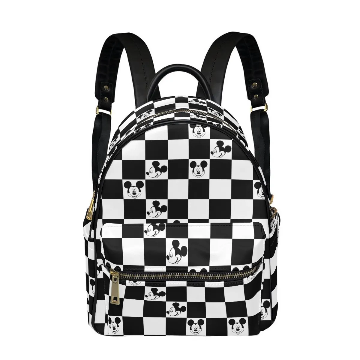 DIY -väskor över hela utskriftsväskor Anpassade väska skolväskor Kvinnor Satchels Väskor Totes Lady Backpack Professional Black Production Personaliserade par GENTER UNIKA 115191