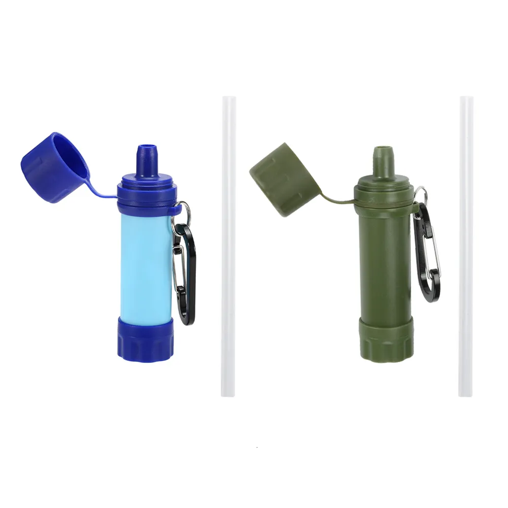 Water Bottle Outils de filtrage d'eau potable multifonctions Camping Randonnée Purificateur d'eau Paille Filtration potable multifonctionnelle 230919