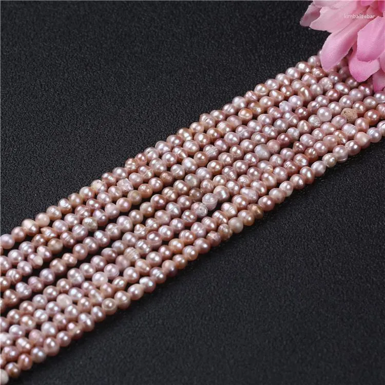 Loose Gemstones Low Price 4.5-5 Mm Purple Potato Freshwater Pearls Beads String