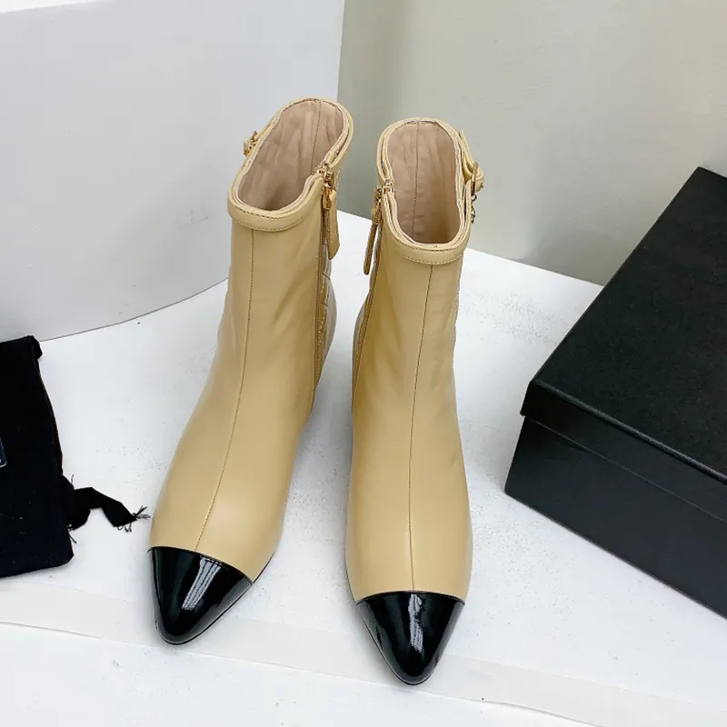 Ladies small top heel boots