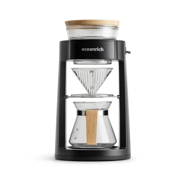 Automatic manual coffee maker Automatic rotary coffee maker Drip filter espresso Home office coffee extractor Coffee maker