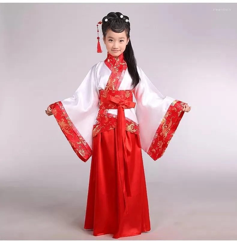 Stage Wear Chinese Dance Costumes Children Traditional Costume Girls Ancient Clothing Hanfu Dress