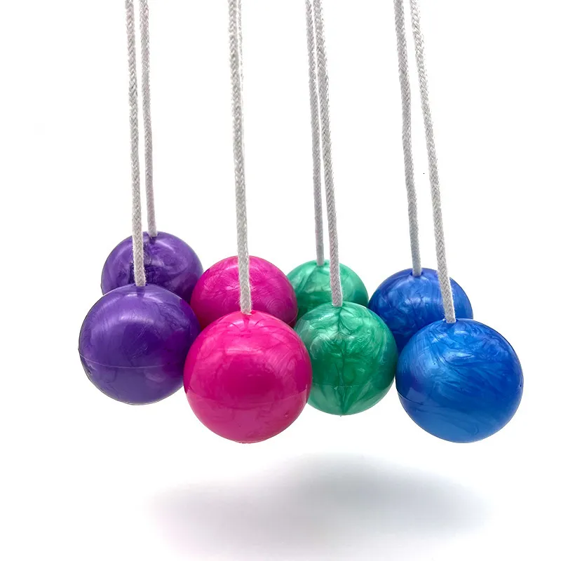 Clack Balls De Acrílico – Juguete Sensorial De Doble Swing, Bolas De Ruido Retro Para Aliviar El Estrés En Adolescentes Y Adultos