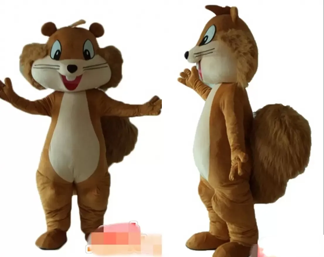 Custom squirrel mascot costume 