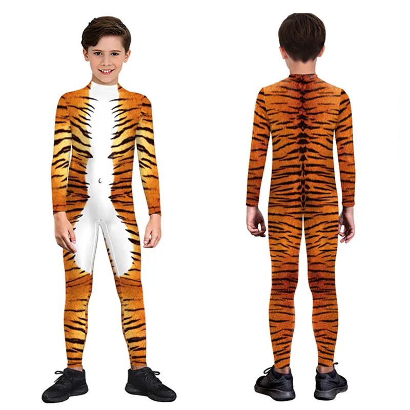 Costumi Catsuit Ragazzi Ragazze 3D Digital Gorilla Stampato Body Bambini Punk Robot Tuta Bambini Halloween Costumi Cosplay Outfit Vestiti Anime 2 629 DHgate