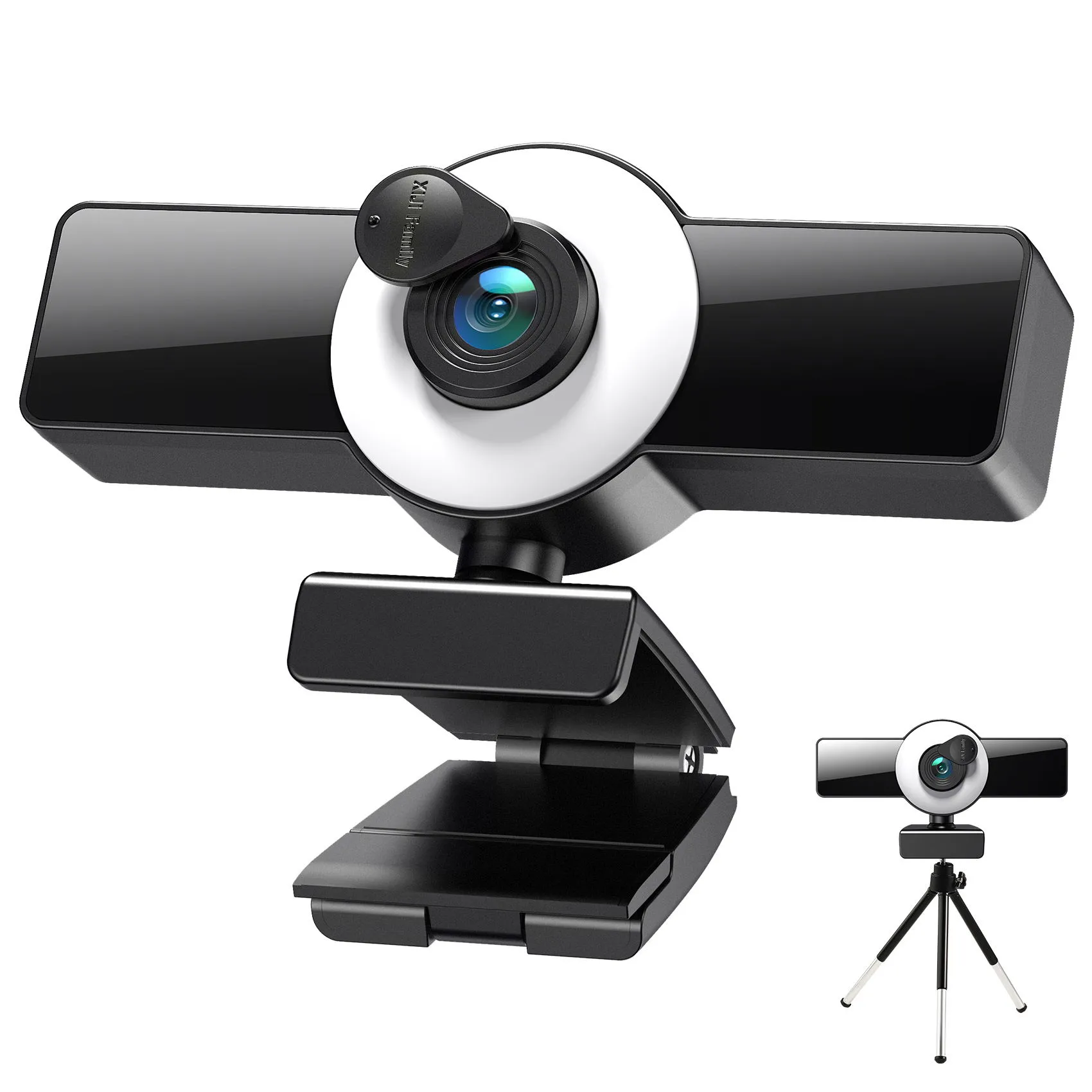 Webcam 8K 4K 2K 1K, caméra Web Autofocus avec Microphone, lumière de remplissage LED, Mini caméra pour ordinateur PC, conférence en direct 8809