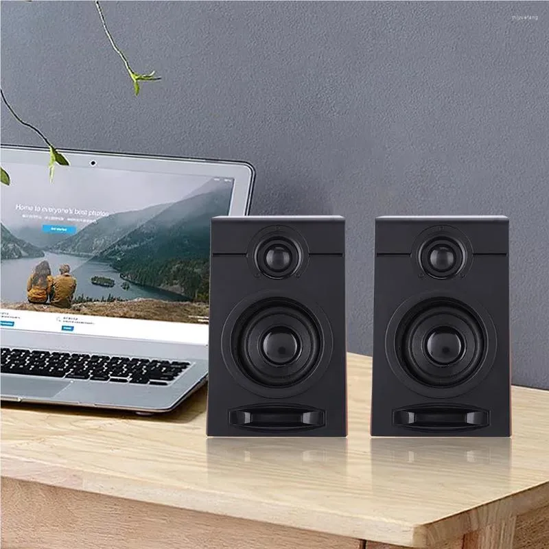 Combination Speakers 2 Pieces Computer Bass Speaker Multimedia PC Gaming Supply Widely Usage Sound Box For Household Studio El Shop