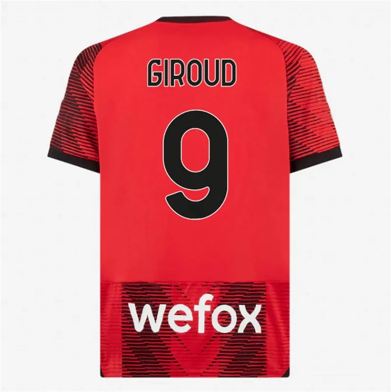 Reijnders 23 24 Koche Soccer Jerseys Milans Giroud de Ketelaere Rafa Leao fjärde fjärde män Kid Kit-uniformer 2023 2024 Pulisic Loftus-Cheek Theo S M L XL