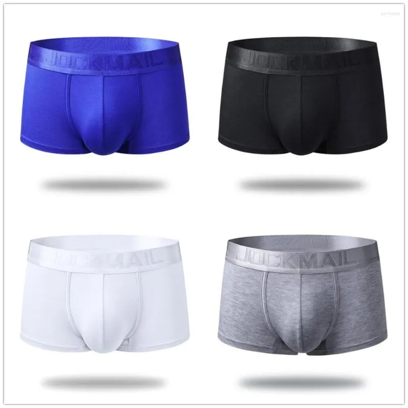 Mutande JOCKMAIL 4 Pz/lotto Uomo Intimo Boxer Tronchi Modale Boxer Sexy U Convesso Uomo Gay Mutandine Maschili