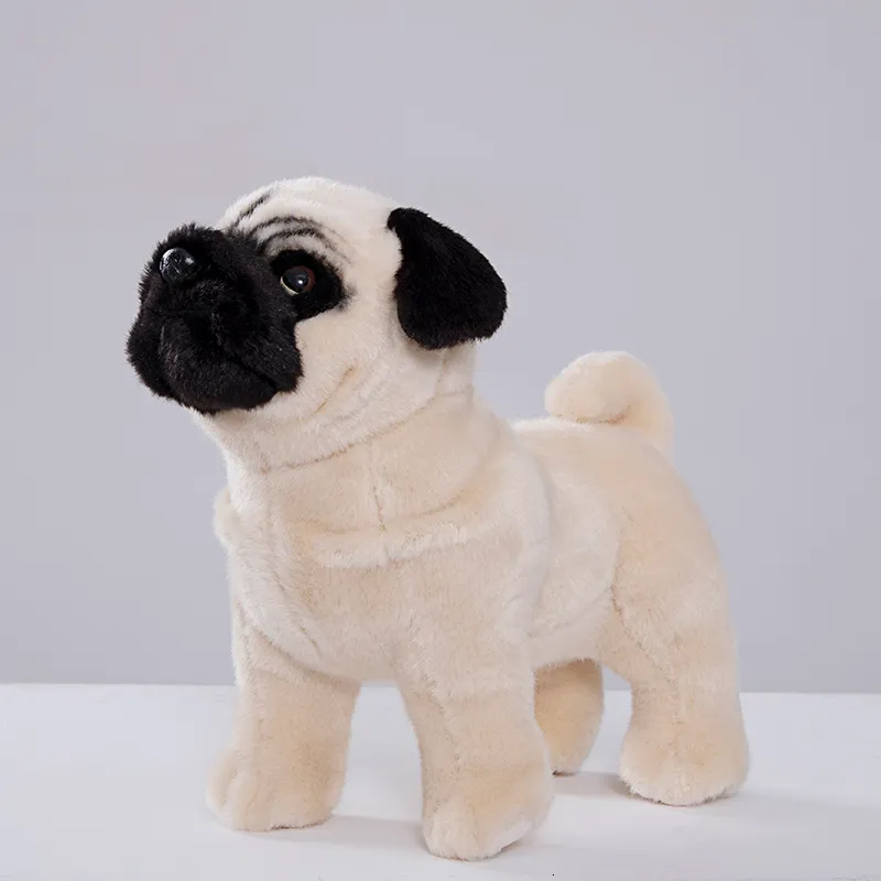 Plyschdockor mjuka söta shar pei plysch leksak hund mops djur fylld dockan bulldog kawaii pekingese baby födelsedagspresent till barn flickor släpp 230919