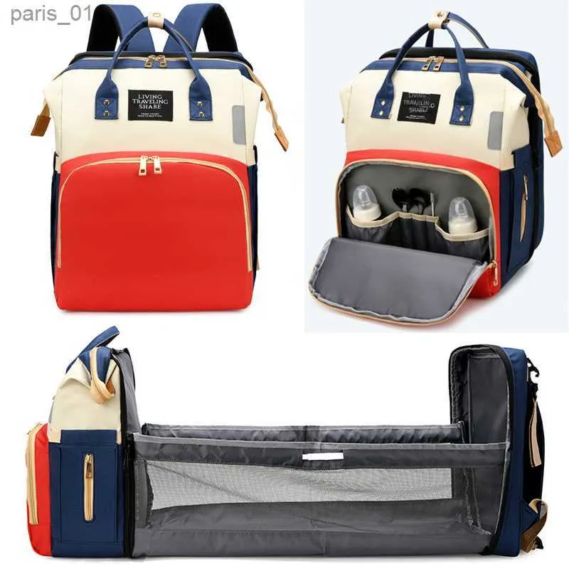 Diaper Bags Diaper Bag Backpack Multifunction Waterproof Baby