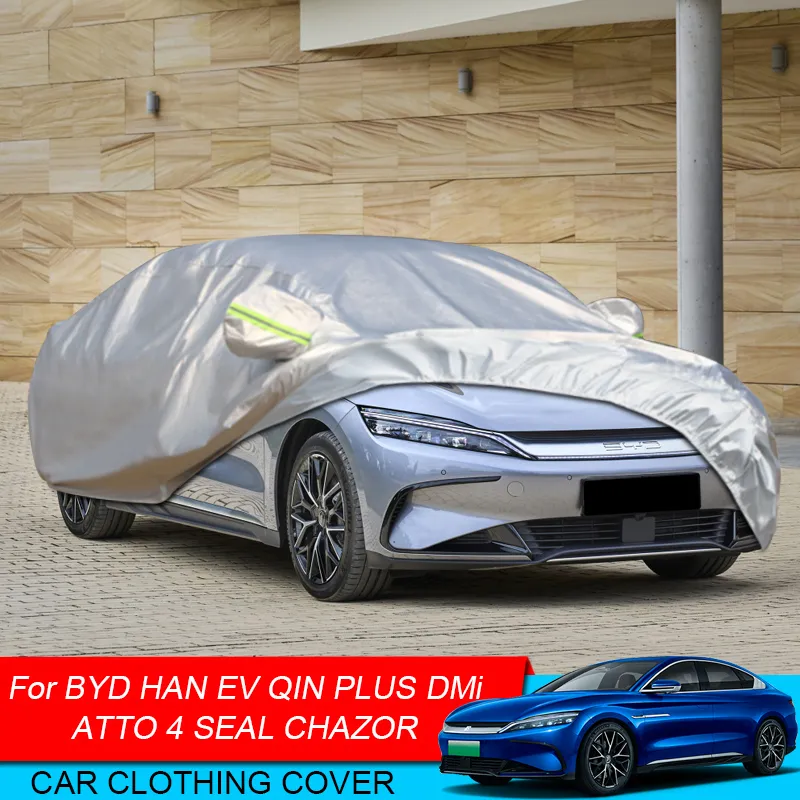 For BYD CHAZOR ATTO 4 SEAL QIN PLUS DMi HAN EV Full Car Cover Rain Frost Snow Dust Waterproof Protect Anti UV Cover Accessories