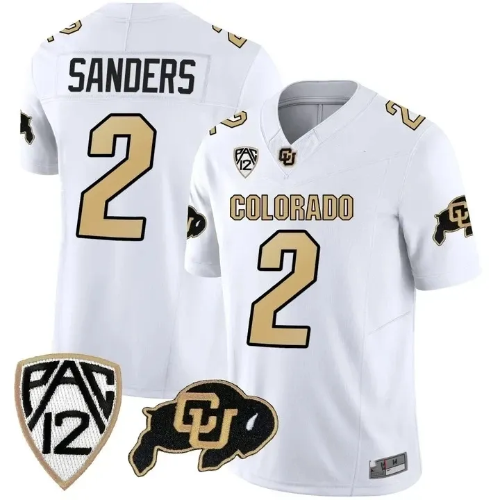 DHgate Colorado Buffaloes Stitched Jersey White Black Gold Grey All Stitched Mens and Womens Sports Outdoors