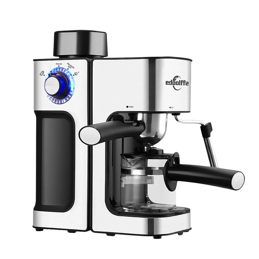 5 Bar Semi Automatic Espresso Machine With Cookie Clicker Steam Wand