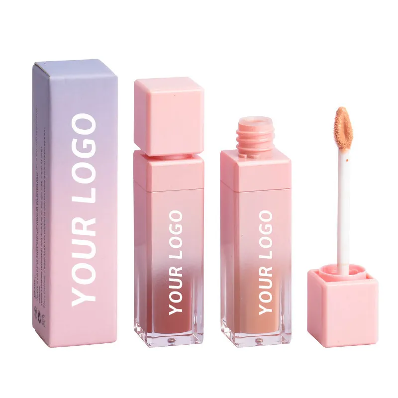 Lipstick Lip Glaze Geen Optioneel Pakket Vloeibare Lipstick Fluweel Vierkant Roze Gradient Tube schoonheidsmake-up Dmg20 230919