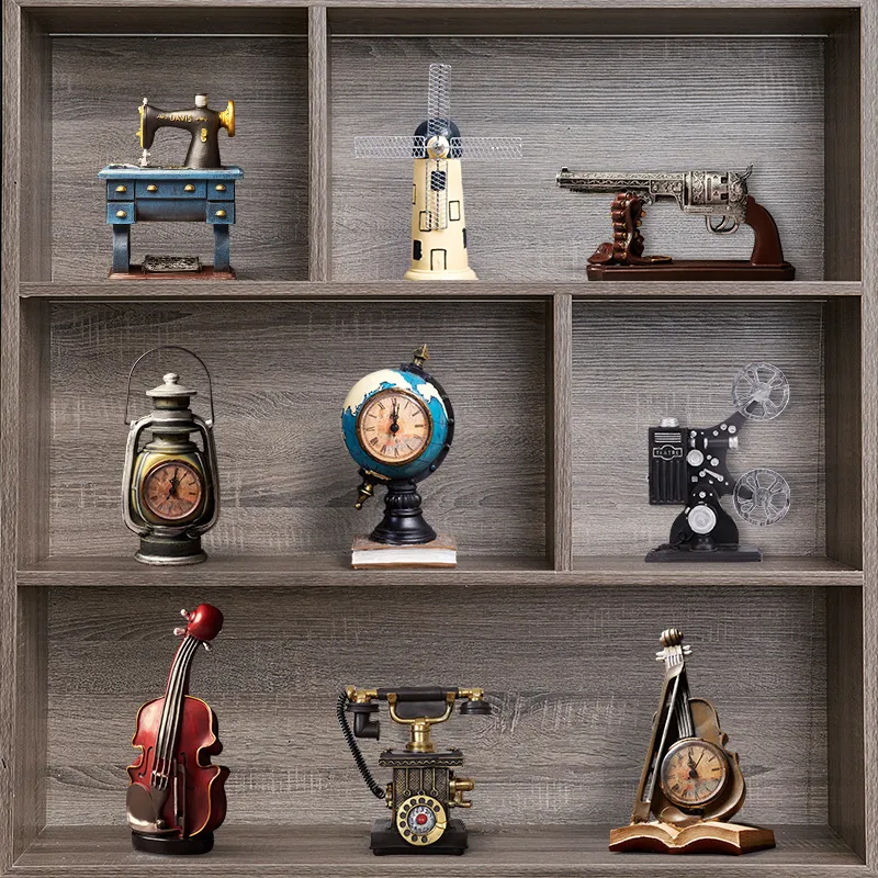 Decoratieve objecten Beeldjes Boekenkast Kleine ornamenten Amerikaans Retro Woondecoratie Bar Koffiehuis Boekenplank Rekwisieten Accessoires Kantoor 230920