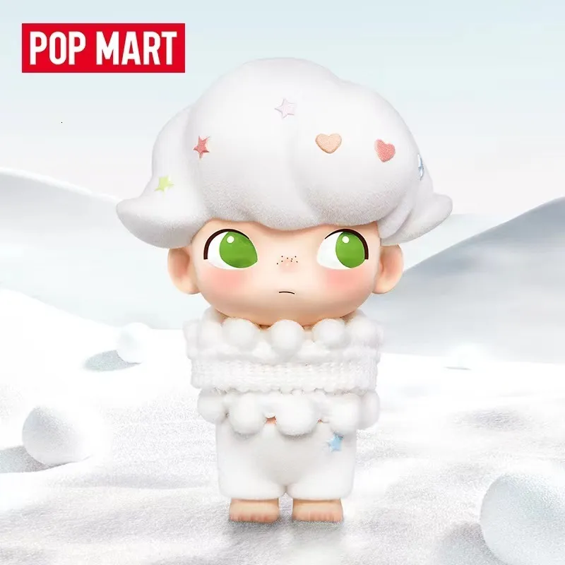 Blind Box Pop Mart Dimoo Retro Series Mystery Box Kawaii Figurer Toys Popmart Action Figure Collectible Figurine Söt leksak 230919