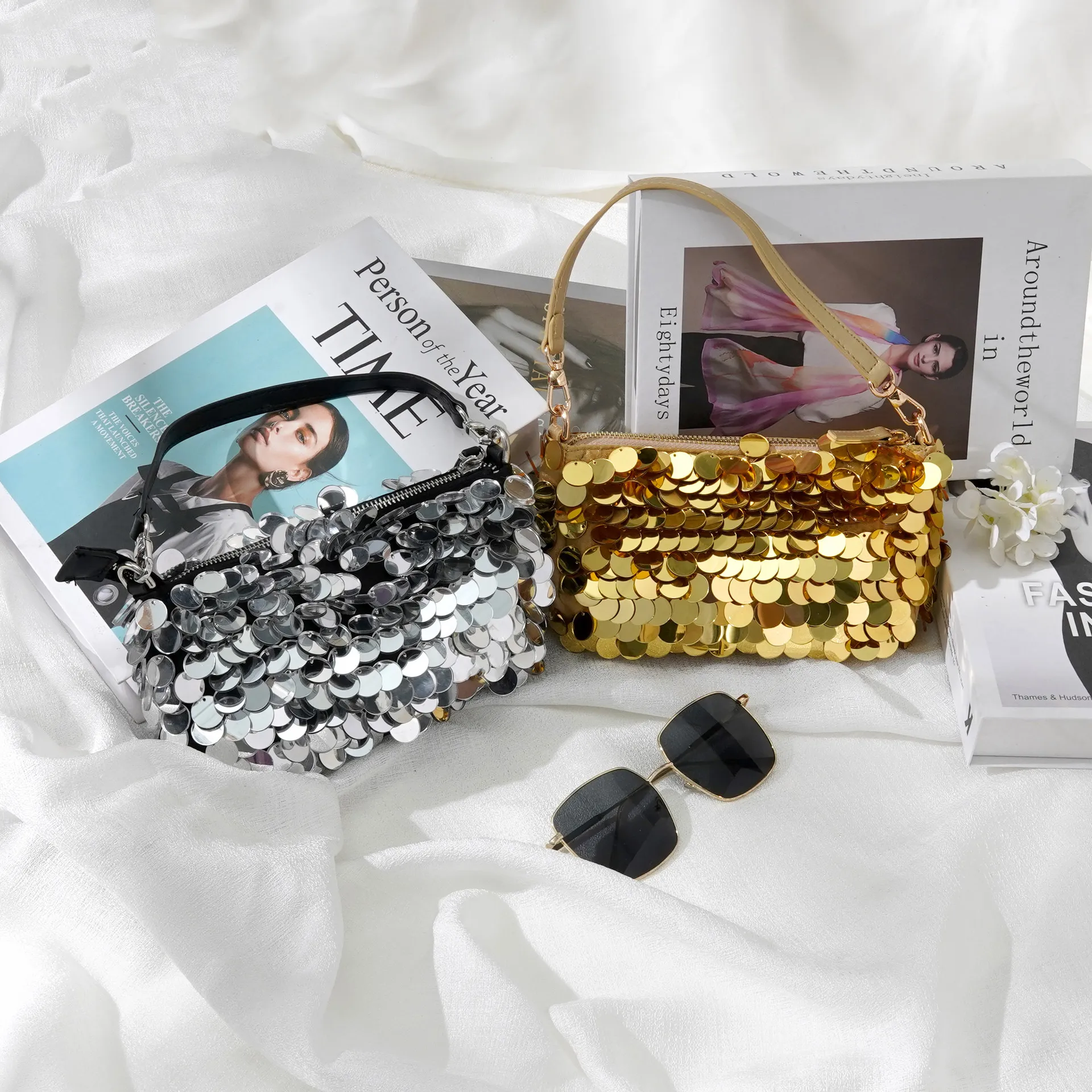 Snakeskin Sequin Mini Bag – Anna Sui