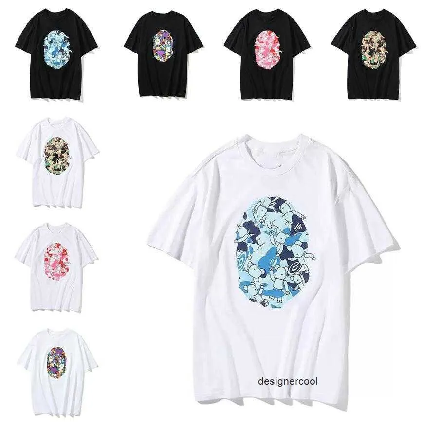 Bape T-shirt da uomo squalo Designers Uomo T-shirt estiva Quick Dry Moda ape tee tshirt Mare T-shirt Vacanza Top Camicie Pantaloncini