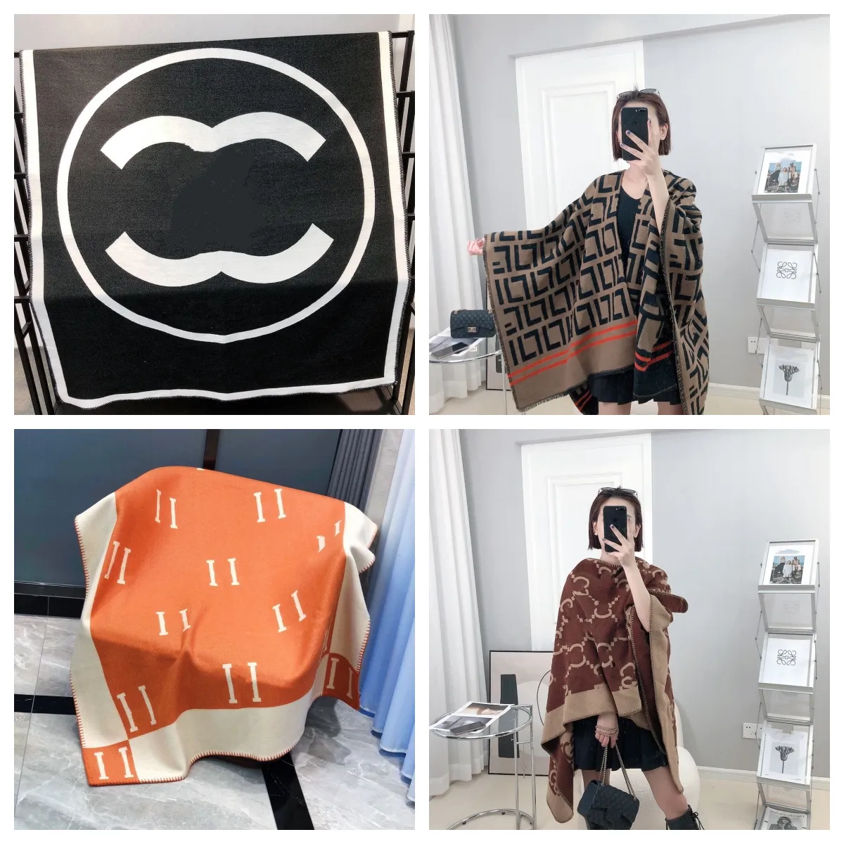 New Look Top Hot-selling Fashion Scarf Pashmina Shawls and Wraps for Evening Dresses Travel Office Winter Wedding Cashmere Feel Large Scarves Best Gift