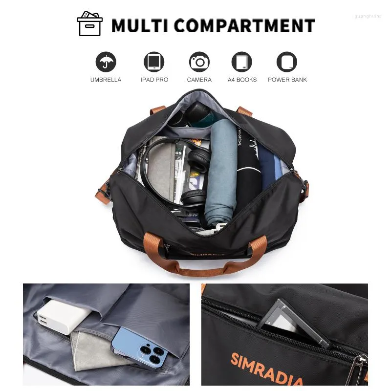 Large Capacity Waterproof Duffel 50l For Men And Women Ideal For Short  Distance Business Trips And Travel 38L Capacity From Guanghuins, $48.25