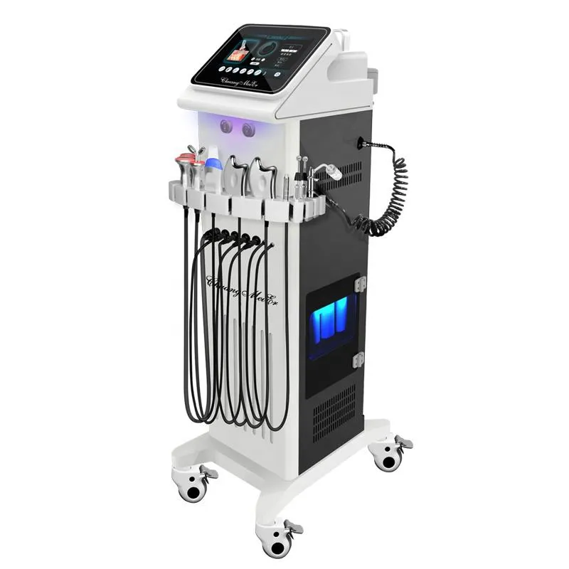 Beauty Oxygen Facial Machine Multifunctional Microdermabrasion Facial 9 in 1 Hydra Dermabrasion Machine