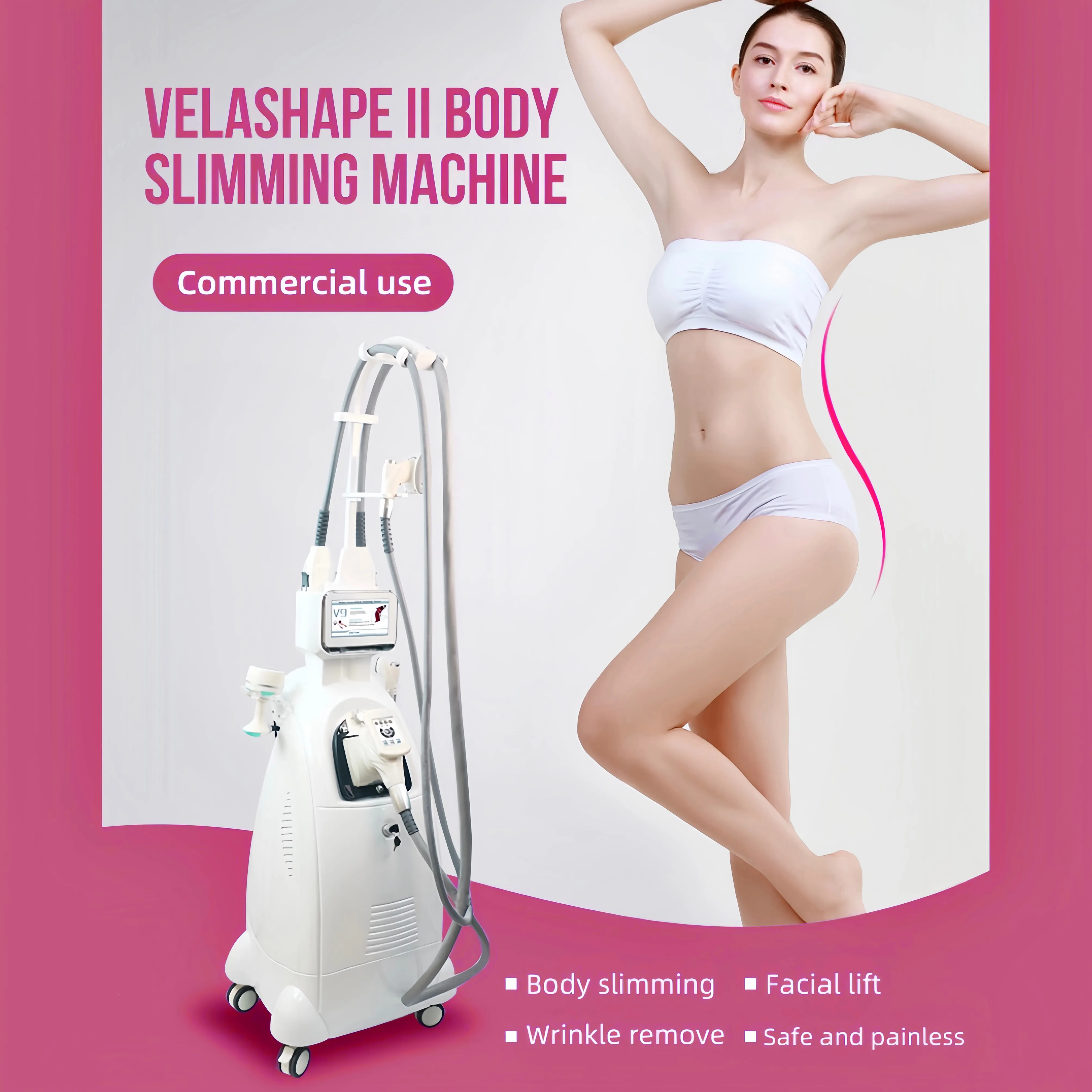Top Verkauf V9 Vakuum Roller Massage Körper Abnehmen Power Form Vakuum Kavitation Fett Entfernung Körper Bildhauerei Abnehmen Schönheit Maschine
